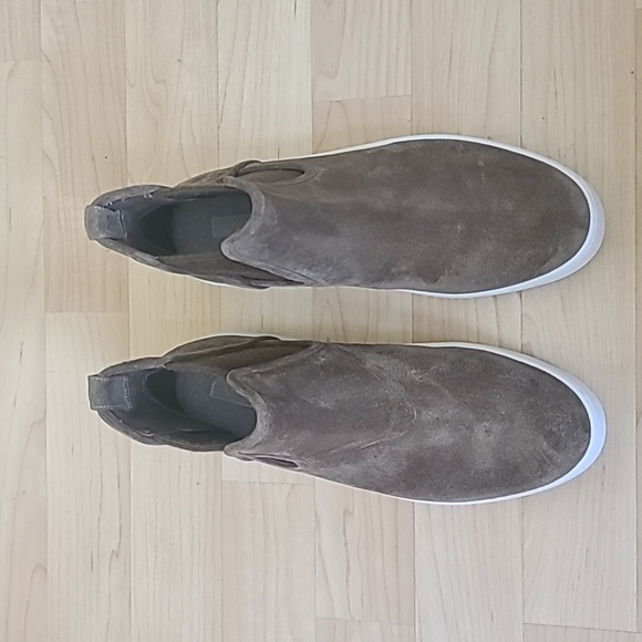 VINCE (NEW) Warren Chelsea Slip-on Platform Suede Boots, Size EU 36.5/ US6.5 - Picture 3 of 10